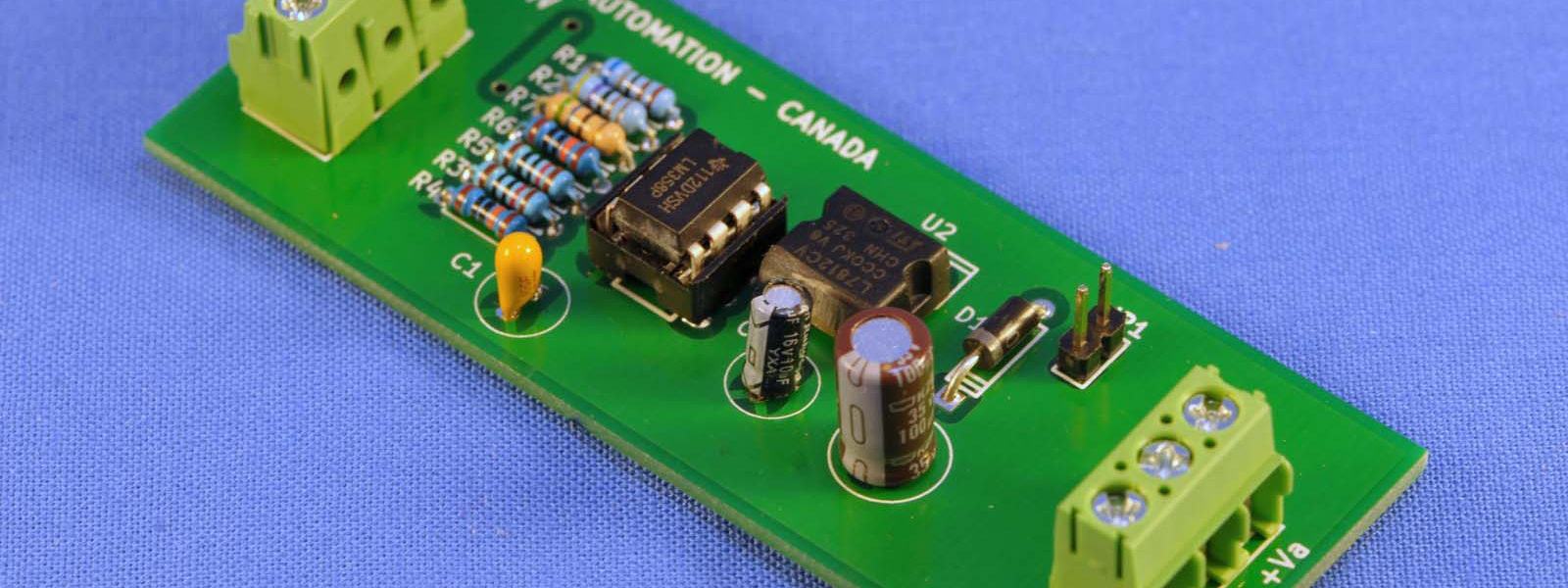 Conditioner for LM35 temperature sensor (BOARD)