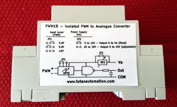 PWM1B - Isolated 1 Channel PWM to Analog Converter - Rev.4 - Image 4